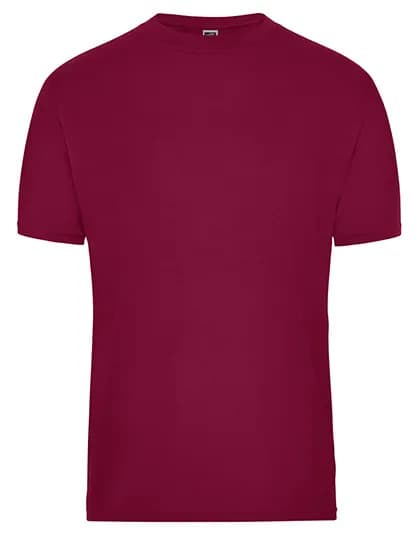 Men´s Bio Workwear T-Shirt - Wine
