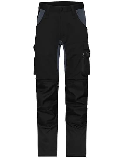 Workwear Stretch-Pants Slim Line - Black/Carbon