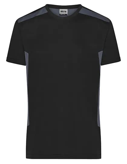 Men´s Workwear T-Shirt -STRONG- - Black/Carbon