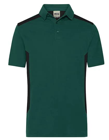 Men´s Workwear Polo -STRONG- - Dark Green/Black