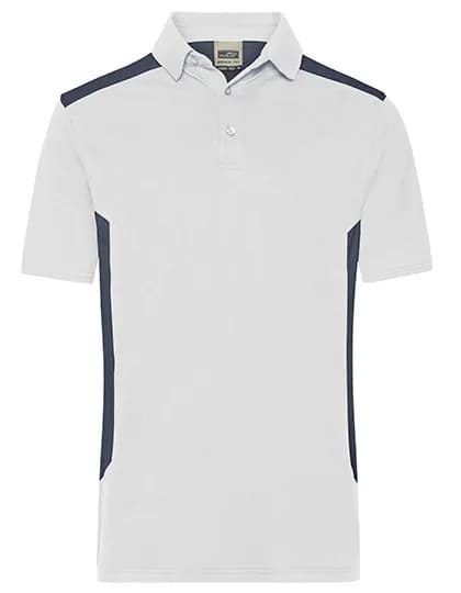 Men´s Workwear Polo -STRONG- - White/Carbon