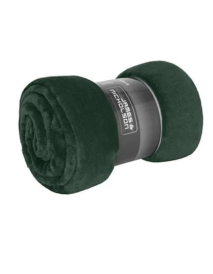 Microfibre Fleece Blanket XL - Dark Green