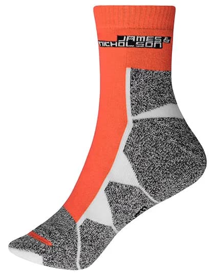 Sport Socks - Bright Orange/White