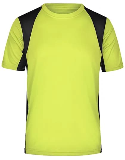 Men´s Running-T - Fluo Yellow/Black
