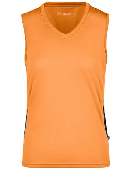 Ladies´ Running Tank - Orange/Black