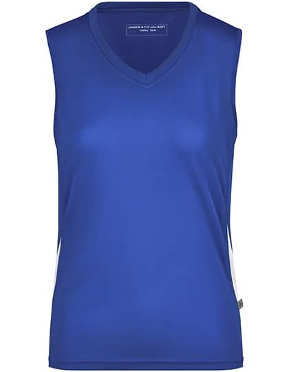 Ladies´ Running Tank - Royal/White