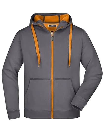 Men´s Doubleface Jacket - Carbon/Orange