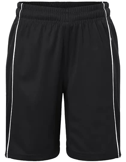 Junior Basic Team Shorts - Black/White