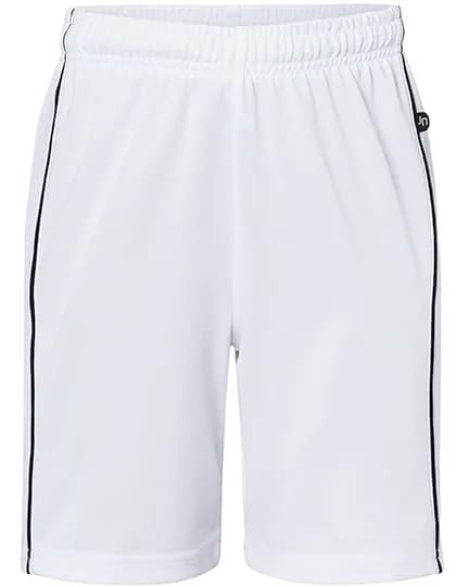 Junior Basic Team Shorts - White/Black