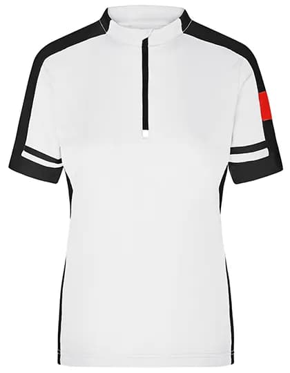 Ladies´ Bike-T Half Zip - White