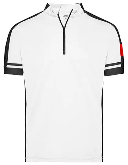 Men´s Bike-T Half Zip - White