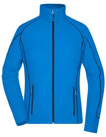 Ladies´ Structure Fleece Jacket - Aqua/Navy