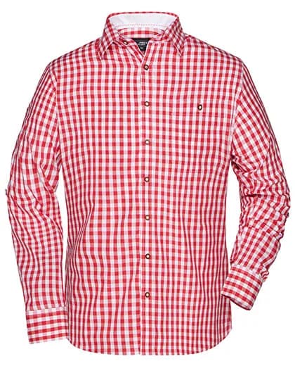Men´s Traditional Shirt - Red/White