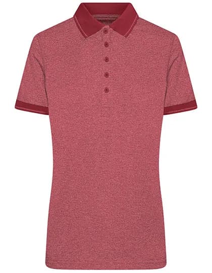 Ladies´ Heather Polo - Wine Melange/Wine