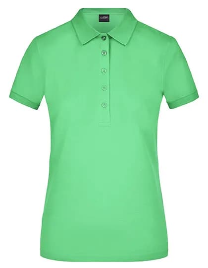 Ladies´ Elastic Polo Piqué - Lime Green