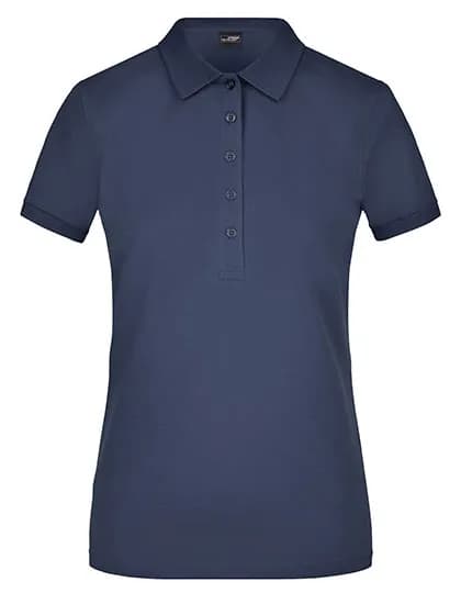 Ladies´ Elastic Polo Piqué - Navy