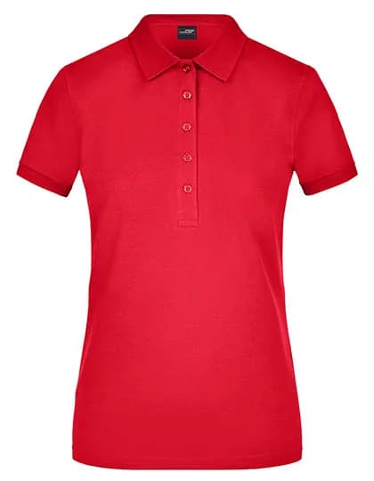 Ladies´ Elastic Polo Piqué - Red