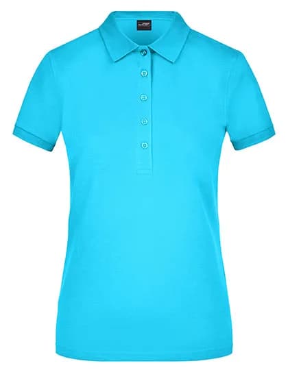 Ladies´ Elastic Polo Piqué - Turquoise
