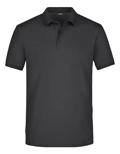 Men´s Elastic Polo Piqué - Black