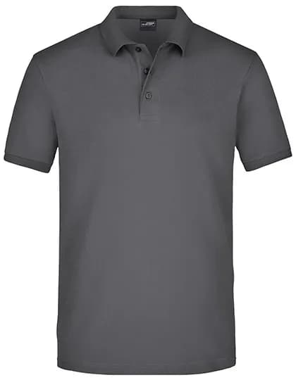 Men´s Elastic Polo Piqué - Graphite (Solid)