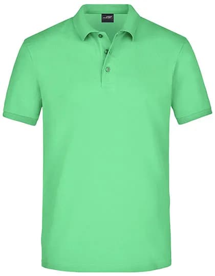 Men´s Elastic Polo Piqué - Lime Green