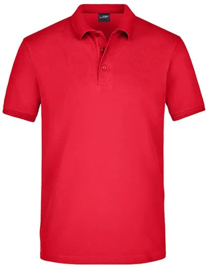 Men´s Elastic Polo Piqué - Red