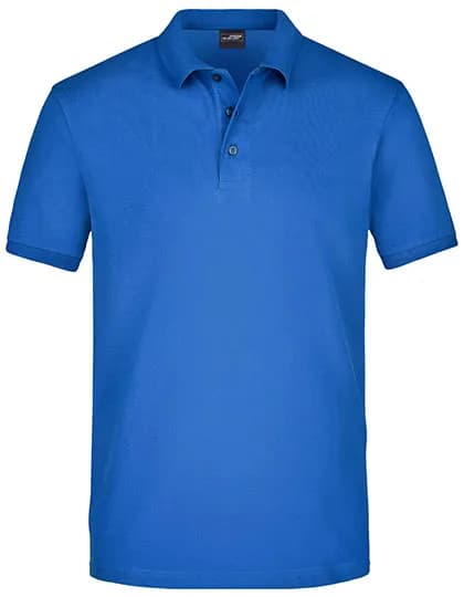 Men´s Elastic Polo Piqué - Royal