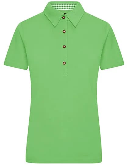 Ladies´ Traditional Polo - Lime Green/Lime Green/White