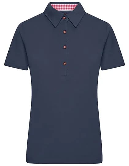 Ladies´ Traditional Polo - Navy/Red/White