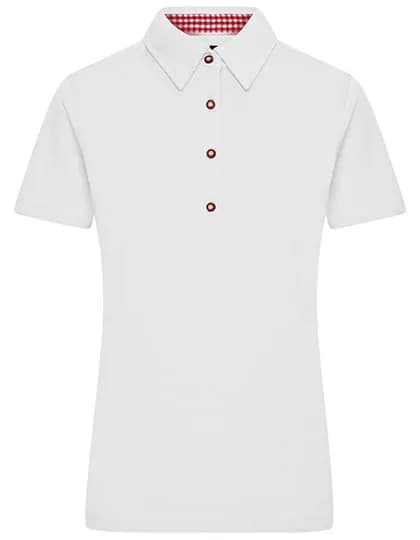 Ladies´ Traditional Polo - White/Red/White