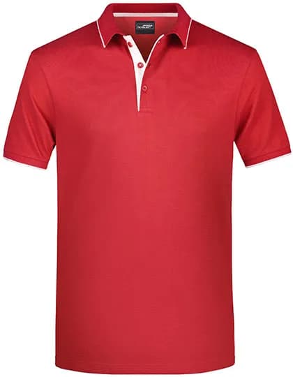 Men´s Polo Stripe - Red/White