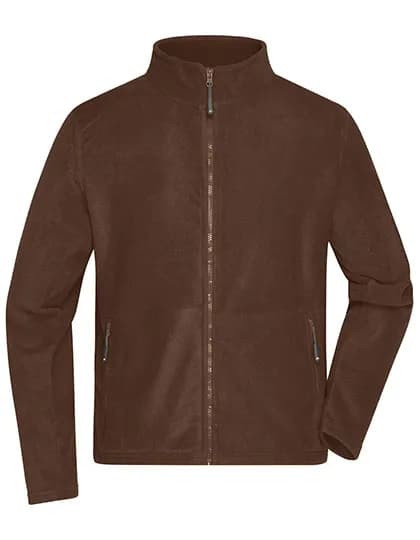 Men´s Fleece Jacket - Brown