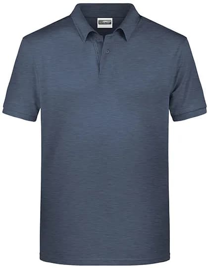 Men´s Basic Polo - Light Denim Melange