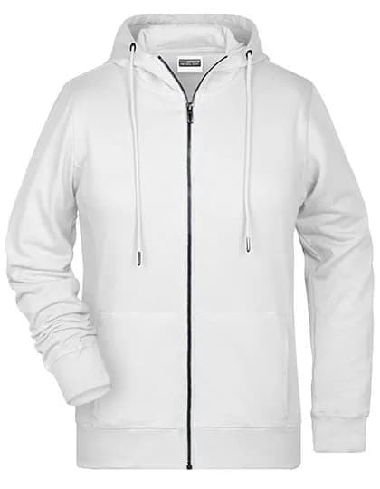 Ladies´ Zip-Hoody - White