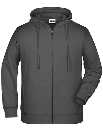 Men´s Zip-Hoody - Graphite (Solid)