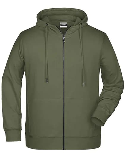 Men´s Zip-Hoody - Olive