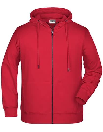 Men´s Zip-Hoody - Red