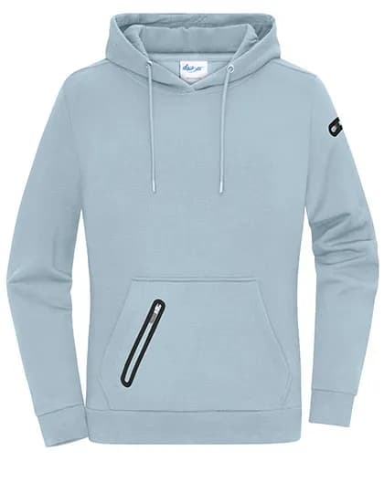 Ladies´ Hoody Interlock - Milky Blue