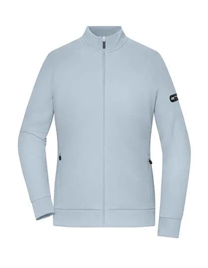 Ladies´ Zip Jacket Interlock - Milky Blue