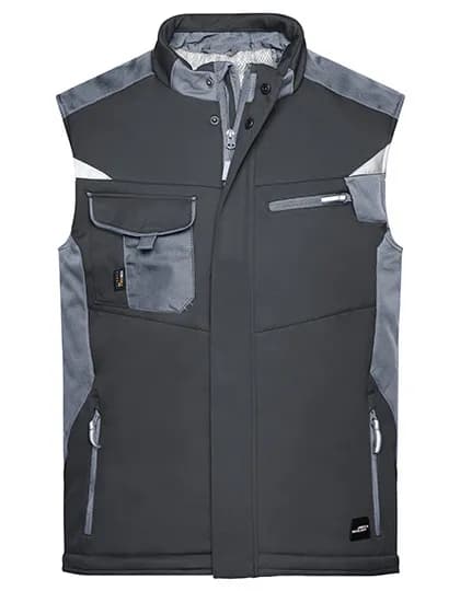 Craftsmen Softshell Vest -STRONG- - Black/Carbon