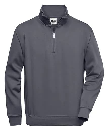 Workwear Half Zip Sweat - Carbon