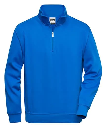 Workwear Half Zip Sweat - Royal