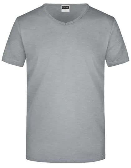 Men´s Slim Fit V-T - Grey Heather