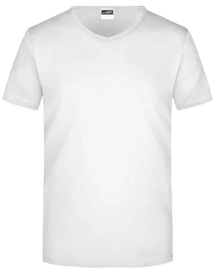 Men´s Slim Fit V-T - White