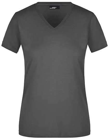 Ladies´ Slim Fit V-T - Graphite (Solid)