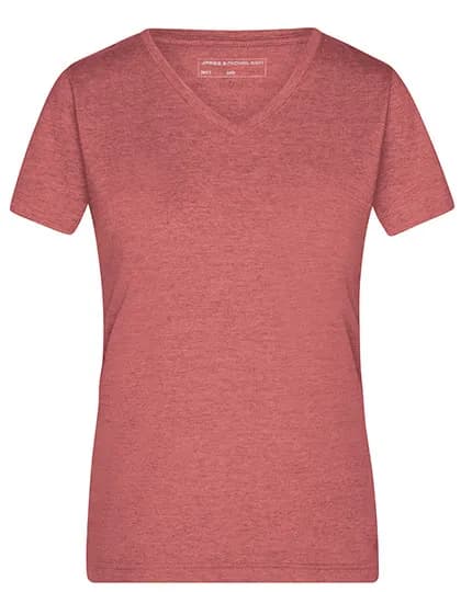 Ladies´ Heather T-Shirt - Red Melange