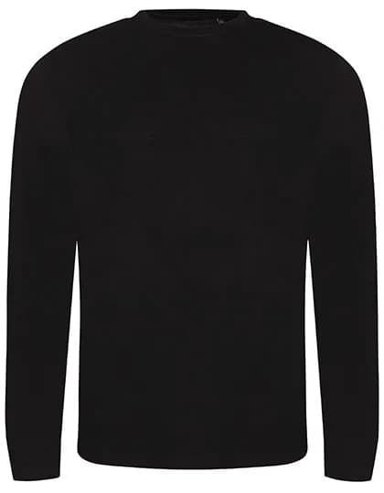 Long Sleeve Tri-Blend T - Solid Black