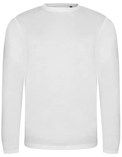 Long Sleeve Tri-Blend T - Solid White