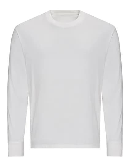 Oversize 100 Long Sleeve T - White