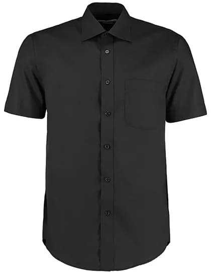 Men´s Classic Fit Business Shirt Short Sleeve - Black